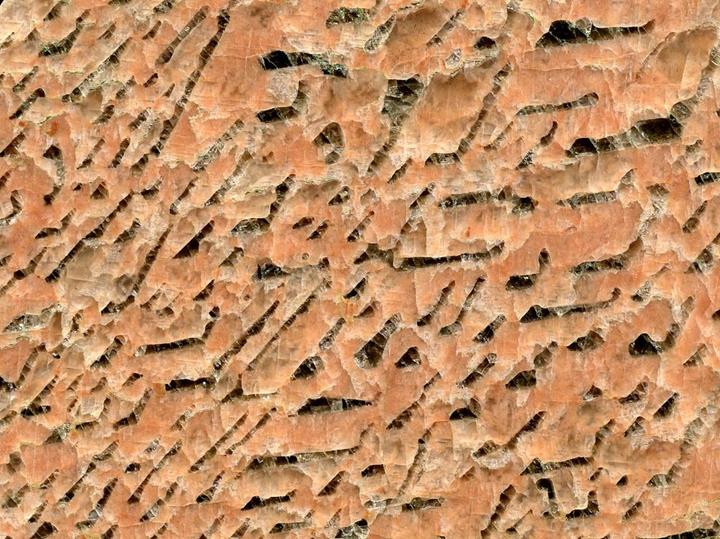 Graphic granite from Russia