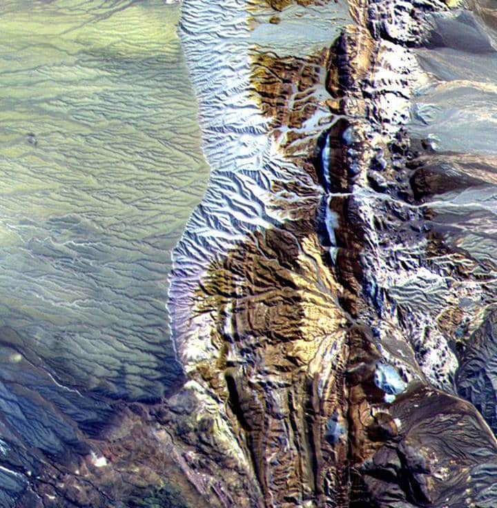 Altiplano unconformity in northern Chile