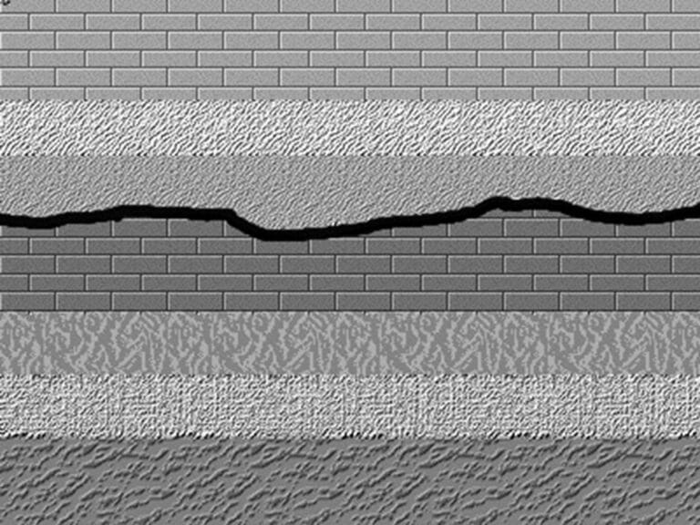Diagram illustrating disconformity - The black wavy line indicates the erosion on the contact of the lower and upper rock beds