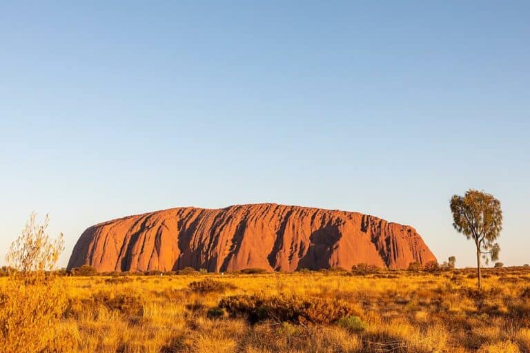 Uluru (Ayers Rock) Inselberg in Australia