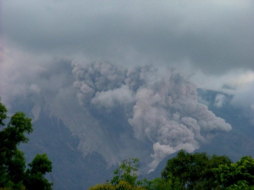 Nuée ardente at Merapi